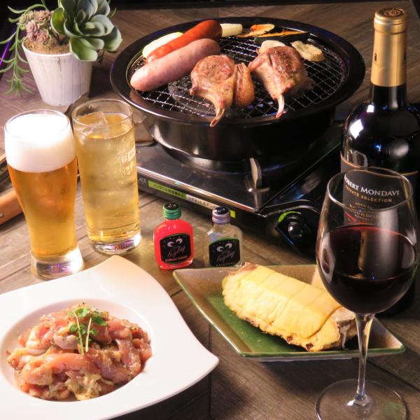 ナイトストレッチ×屋上テラス飲食店