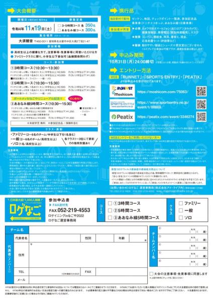 ロゲイニング　in なごや 『ロゲなご』